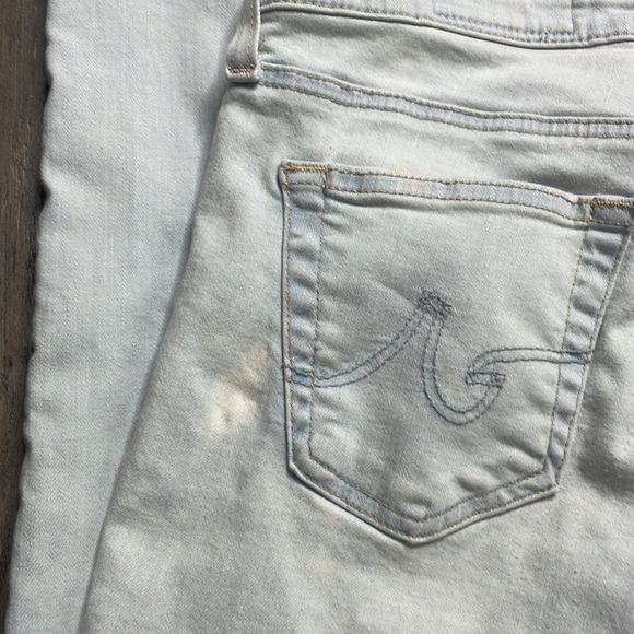 AG Adriano Goldschmeid Women’s light Wash The Super Skinny Legging Ankle size 27 - Picture 12 of 14